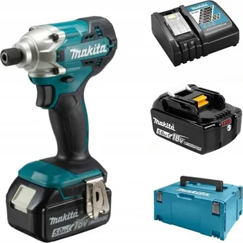 AKU RÁZOVÝ UTAHOVÁK ŠROUBOVÁK 1/4'' 18V 155NM MAKITA AKU 2*5.0AH