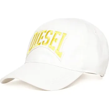 Kšiltovka Dětská bavlněná kšiltovka Diesel FCGUS HAT bílá barva, s aplikací, J02133 00X, vel. 52