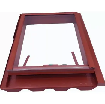 střešní výlez Střešní vikýř (výlez) pro KMB, Bramac Classic, Betonpres, 50x60 cm, červenohnědá