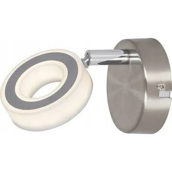 Nástěnné svítidlo Nástěnné svítidlo Rabalux bílé, stříbrné s integrovaným LED zdrojem 4,5 W