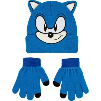 Čepice Čepice s rukavicemi Sonic the Hedgehog