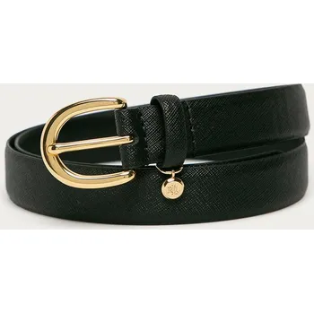 Opasek Kožený pásek Lauren Ralph Lauren "412802952004" černá 99X, vel. M