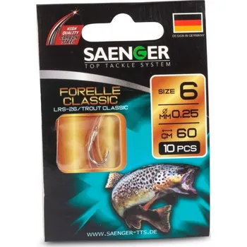 Návazec na pstruhy Saenger Forelle Classic 10ks - 6