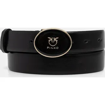 Módní doplněk Kožený pásek Pinko 105478.A2QL černá 99X, vel. XS