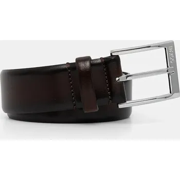 Opasek Kožený pásek BOSS Elloy-PC-An_Sz35 50482241 hnědá 89X, vel. 110