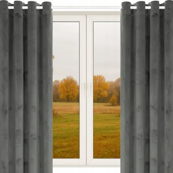 Obraz Závěs zatemňovací s kroužky 140 cm x 260 cm