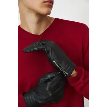 Moto rukavice Kožené rukavice Medicine RW24.REM602 černá 99X, vel. M/L