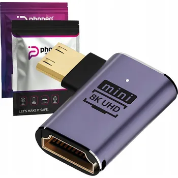 Video kabel ADAPTÉR PŘEVODNÍK REDUKCE PHONEO HDMI NA MINI HDMI 48GBPS 8K 60HZ C2