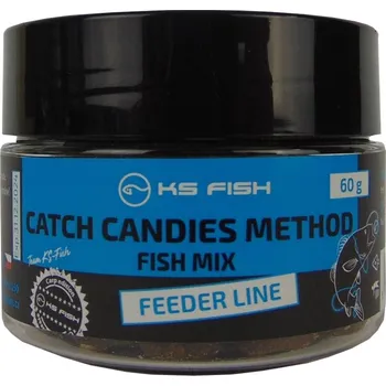 Návnadová pasta a těsto Kapří bonbony KS Fish Catch Candies Method 60g - Fish - Spice