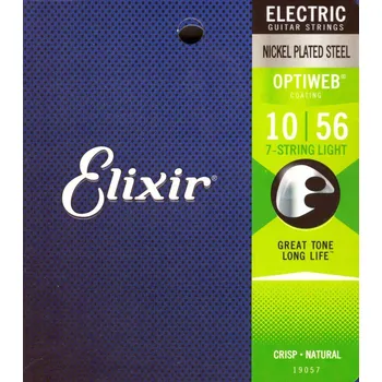 Struna pro kytaru a smyčcový nástroj Elixir 19057 Optiweb Light struny pro kytaru
