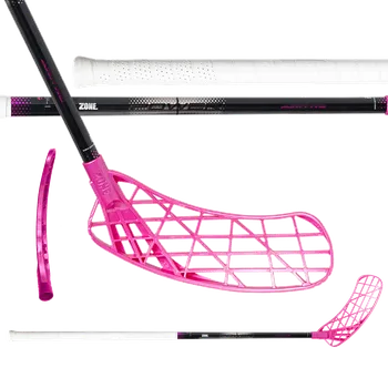 Florbalová hůl ZONE Air/Two Power Ultralight 29 Thin raw/magenta 92 cm L - 92 (103) cm/Levá ruka dole