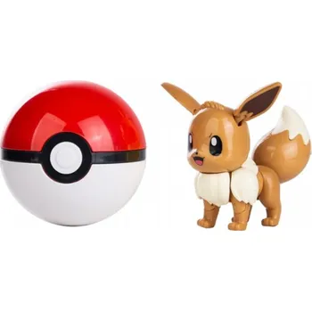 Figurka Pokémon figurka s pokeballem Motiv: Eevee