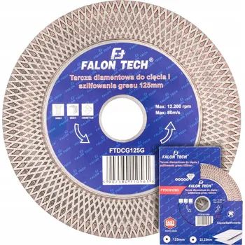 Řezný kotouč Kotouč na řezání a broušení slinuté dlažby 125 x 22,2 mm