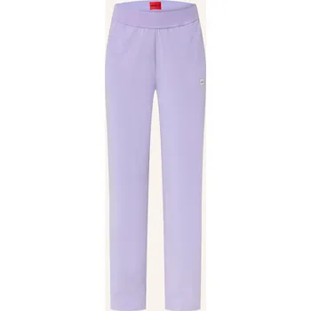 Dámské kalhoty Hugo Dámské Lounge Kalhoty Signature, světle fialová, 42