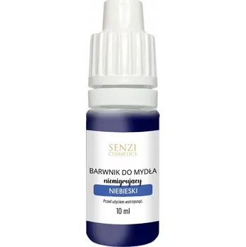 Mýdlo Senzi Cosmetics Nemigrující tekuté barvivo do mýdla MODRÉ 10 ml