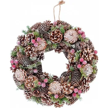 Věnec Věnec MagicHome s šiškami, 37x09x37cm