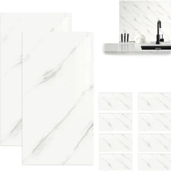 Tapeta SAMOLEPKY NA ZEĎ S DLAŽDICEMI TAPETA IMITACE SAMOLEPICÍHO MRAMORU 10 KS