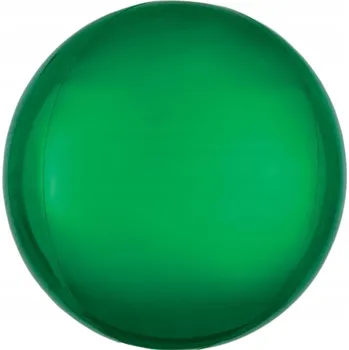 Balónek Fóliový balónek 15" ORBZ - koule, zelený