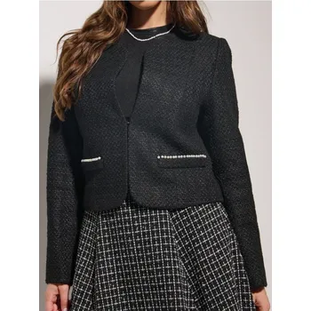 Dámské sako Sinsay - Blejzr - černá - 762FI-99X - 762FI-99X-XXL