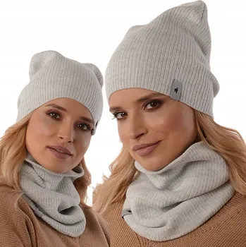 Čepice Alur sada: čepice a nákrčník (rolák) univerzální velikost šedá