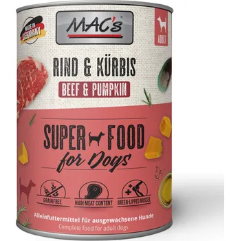 24x800g MAC's Adult - hovězí a dýně