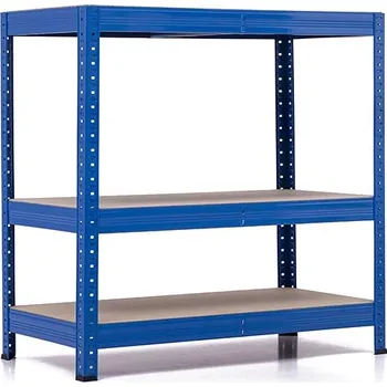 regál Policový regál Trestles RH 1000x1000x450, nosnost 1050 kg, 3 police Barva: modrá