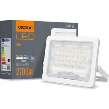 LED reflektor Videx 30W 2700lm neutrální bílá 5000K hliníkový IP65 120°
