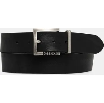 Opasek Kožený pásek Guess pánský, černá barva, M5BZ33 L0391 M5BZ33.L0391 99X, vel. S