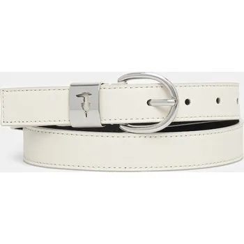 Opasek Kožený pásek Trussardi B344B000005N béžová 12X, vel. 85