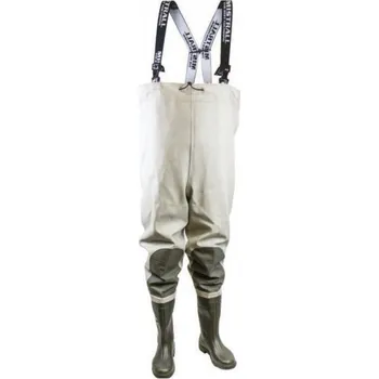 Rybářské oblečení Brodící kalhoty Mistrall khaki-šedá - 42 + doprava zdarma