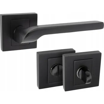 Dveřní kování Interiérová klika Alubrass Štítek s WC zámkem