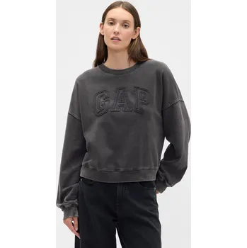 Dámská mikina GAP Mikina s logem French Terry - Dámské GAP černá | šedá 3463984