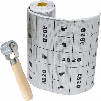 Kročejová izolace Tlumící rohože butylové bituminové role 3,5 m2 butyl samolepicí 2 mm