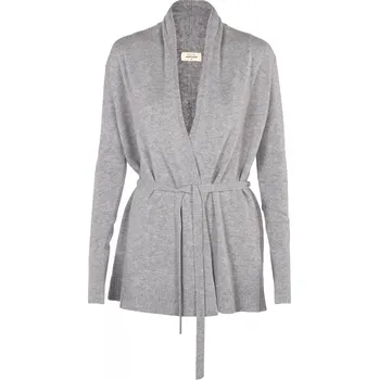 Dámský svetr Kašmírový cardigan DIVINE šedý M / Šedá