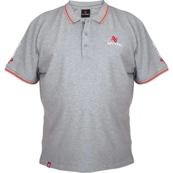 Pánské tričko Tričko Nytro Light Marl Grey Polo Shirt - XXL