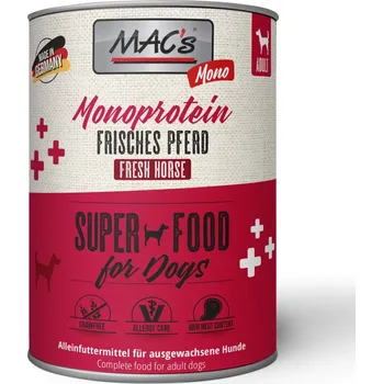 Krmivo pro psa 6x800g MAC's Mono Sensitive - koňské
