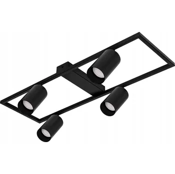 Stropní obdélníkový reflektor Masterled černý