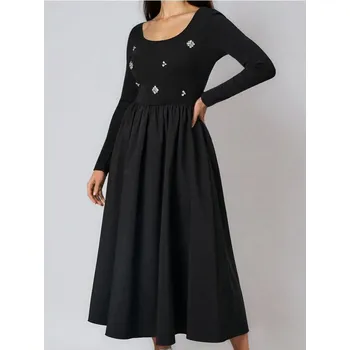 Dámské šaty Sinsay - Maxi šaty - černá - 697FI-99X - 697FI-99X-M