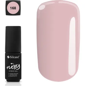 Lak na nehty Hybridní lak Flexy 168 růžový 4,5 g na nehty BEZ TPO