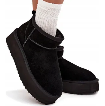 Dámská zimní obuv VINCEZA dámské sněhule 97962 CZARNY SKÓRA velikost 38