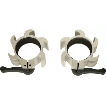 Objímka pro činku Uzávěr olympijský ALU stříbrný - pár (Aluminium collar)