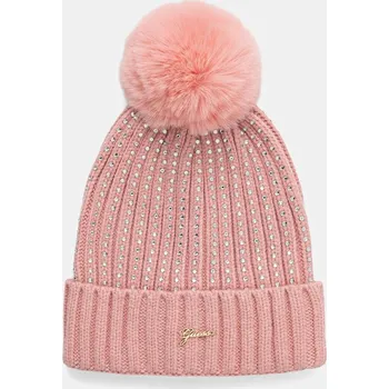 Čepice Čepice Guess růžová barva, J5BZ04 K1370 J5BZ04.K1370.9BYA 30X, vel. 56/58