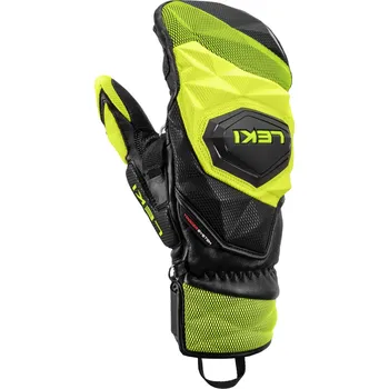 Leki WCR Venom SL 3D Mitt - black/ice lemon 8.0