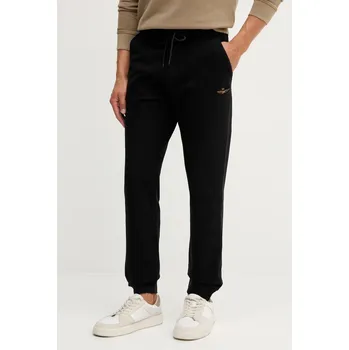 Tepláky Aeronautica Militare pánské, černá barva, PF1008UF00662 99X, vel. XL