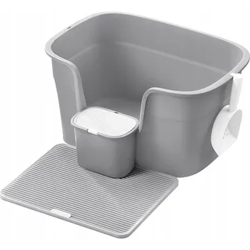 Toaleta pro kočku Kočičí toaleta Sofis 64 cm šedá