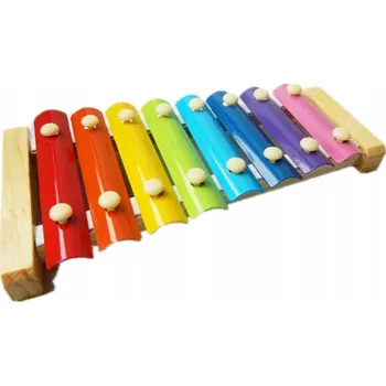 Dřevěná hračka Cimbálky na dřevěném podstavci