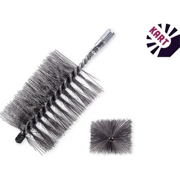 Brusný kartáč KART Rourový kartáč hranatý 40 x 60 mm - ocel