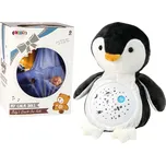 Mamido Plyšový Medvídek Uspávač Světla Zvuky Noční a Denní Režim Tučňák