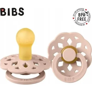 dudlíky Kulatý gumový Dudlík Bibs 6 měsíců +