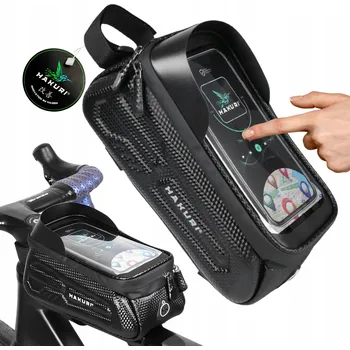 brašna na kolo Cyklistická brašna přední Hakuri Taška na telefon HTK03 Hakuri dotyková voděodolná 2,5 l